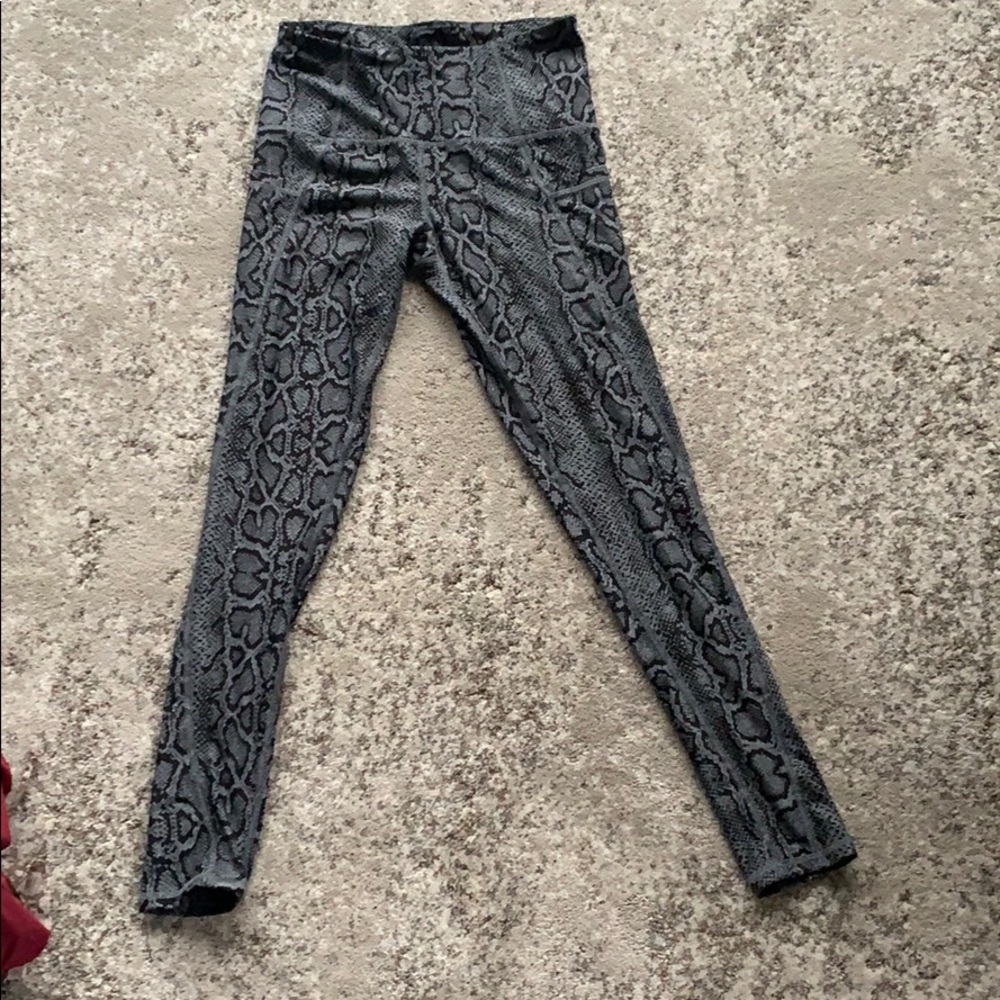 Champion snakeskin leggings